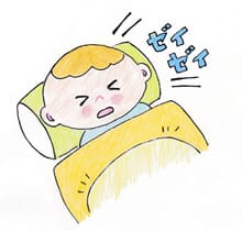 赤ちゃんのゼーゼー(喘鳴)